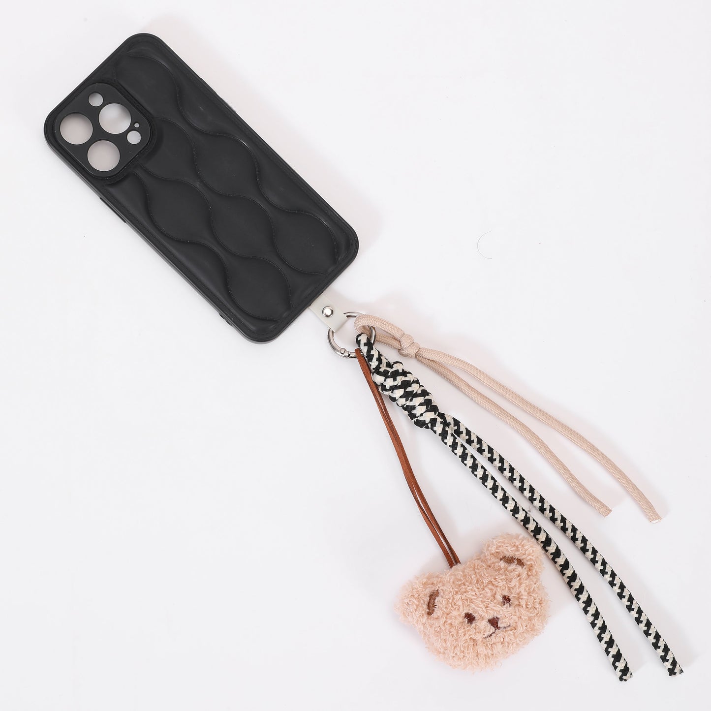 TEDDY PHONECHARM WHITE